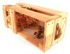 Skrzynka na butelkę - Prezent - 35x13x15 cm - Woodline