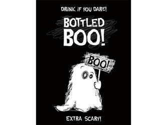 Etykiety na alkohol - Bottled Boo! - 10 szt.