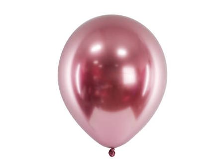 Balony Glossy 30 cm - różowe złoto - 50 szt.